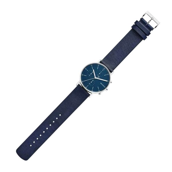 Skagen Herren Chronograph mit Atlantik blauen Zifferblatt SKW6463b