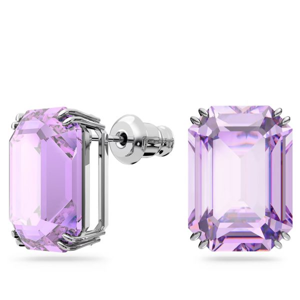 Leuchtende Swarovski Millenia Ohrstecker Violett 5638493a