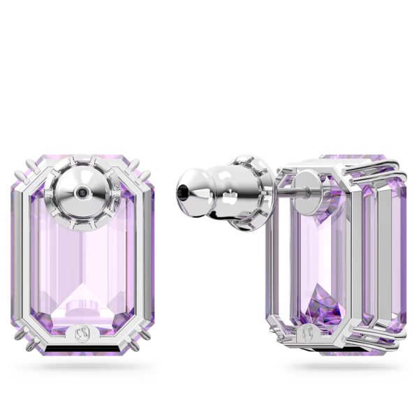 Leuchtende Swarovski Millenia Ohrstecker Violett 5638493c