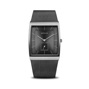 Eckige Bering Herrenuhr mit Saphirglas