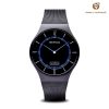 Funkuhr Herren von Bering schwarz matt gebuerstet 51640 228