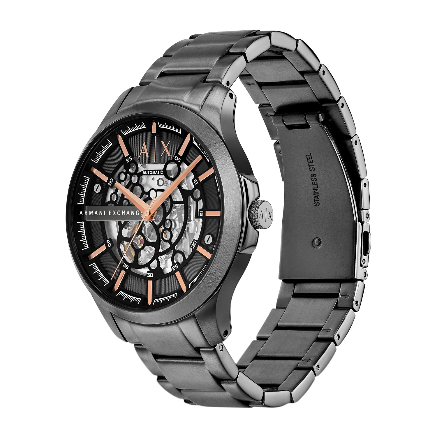 Hampton Automatikuhr Armani Exchange in Anthrazit AX2458 2
