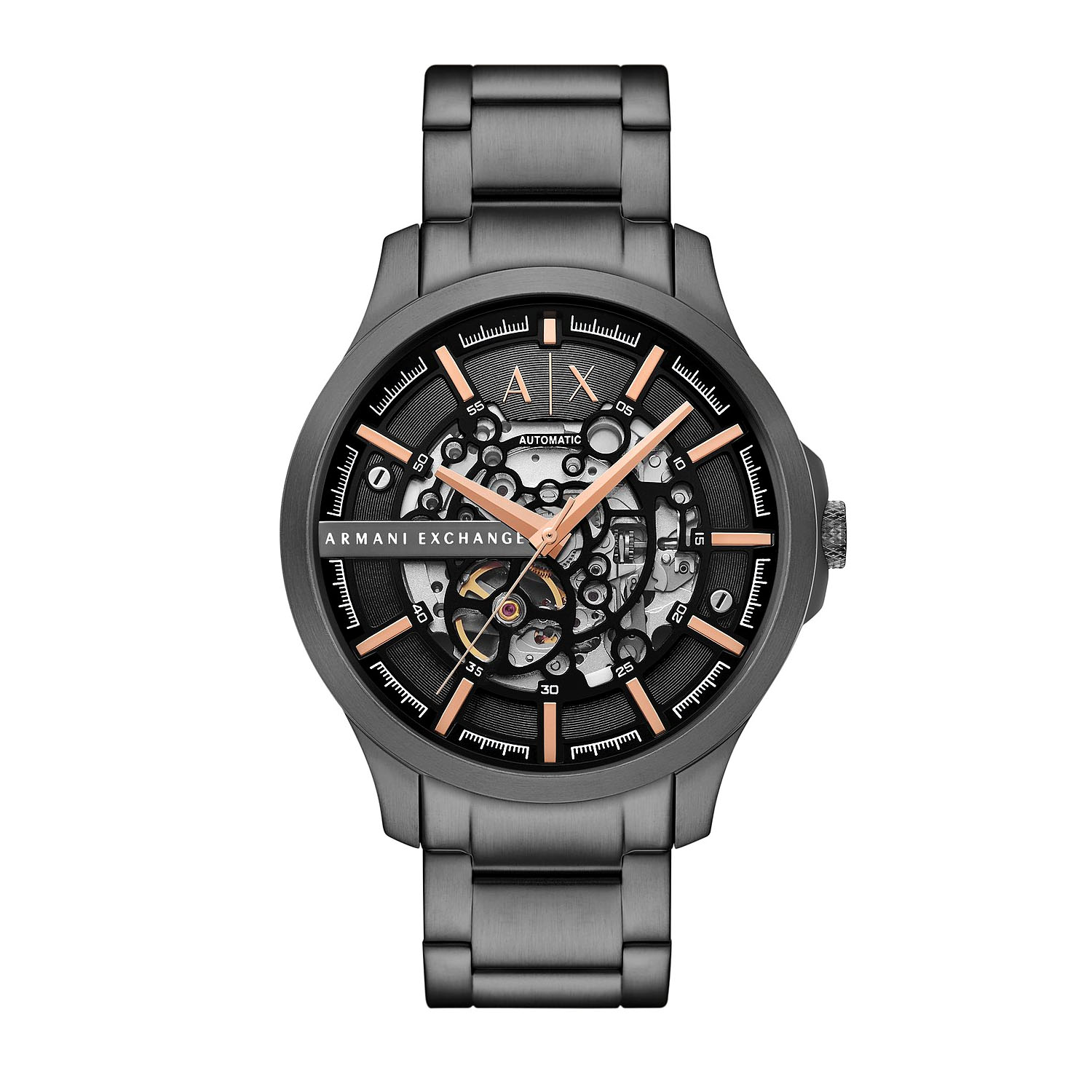Hampton Automatikuhr Armani Exchange in Anthrazit AX2458