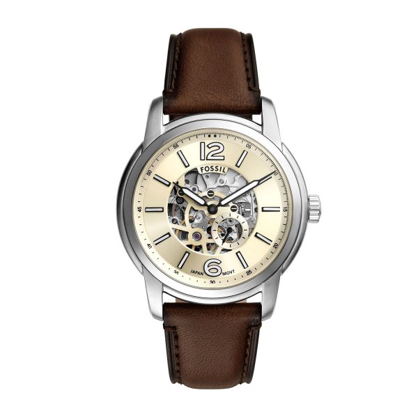 Heritage Fossil Automatikuhr Herren mit Saphirglas ME3264