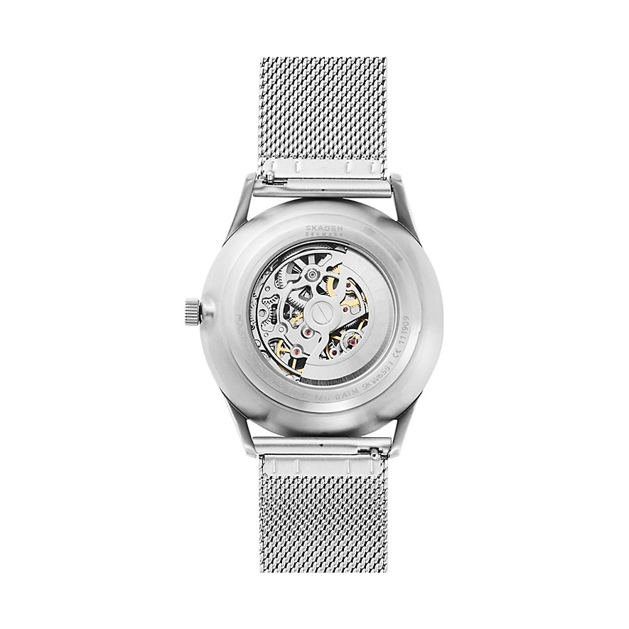 Skagen Holst Automatikuhr mit Milanaiseband fuer Herren SKW6581 2