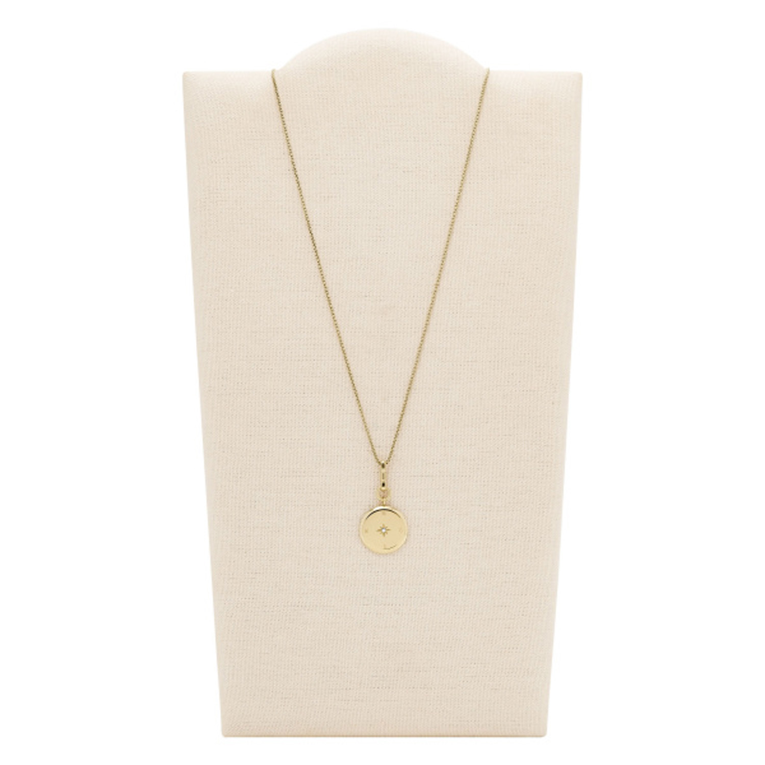 Fossil Damen Halskette Georgia Edelstahl goldfarben JF03934710a