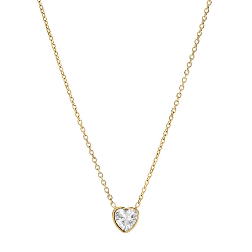 Fossil-Damen-Sutton-Herzkette- 
