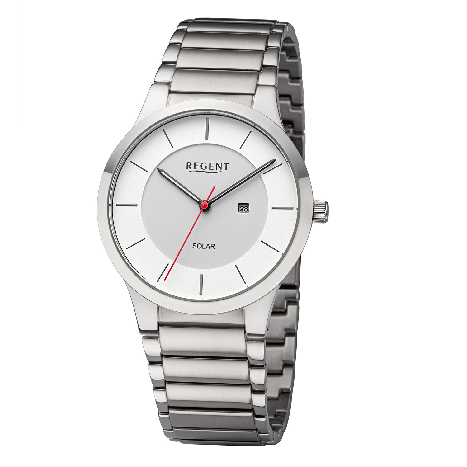 Solar Herrenuhr Regent Klassische Optik 60015SS941