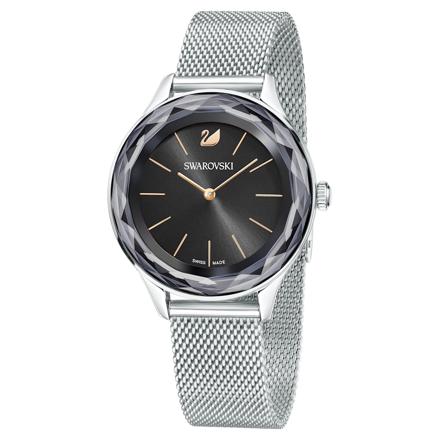 Swarovski Schweizer Damenuhr Octea Nova Silber 5430420