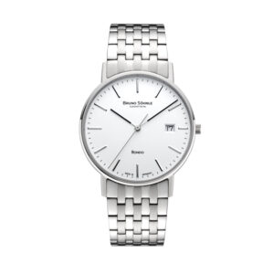 Flache Unisex Bruno Söhnle Rondo Uhr mit Datum