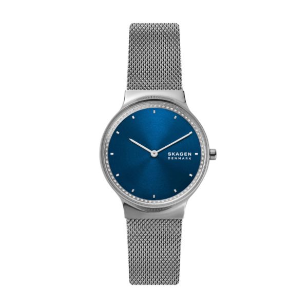 Elegante Skagen Freja Damenuhr Milanaise Edelstahl SKW3028