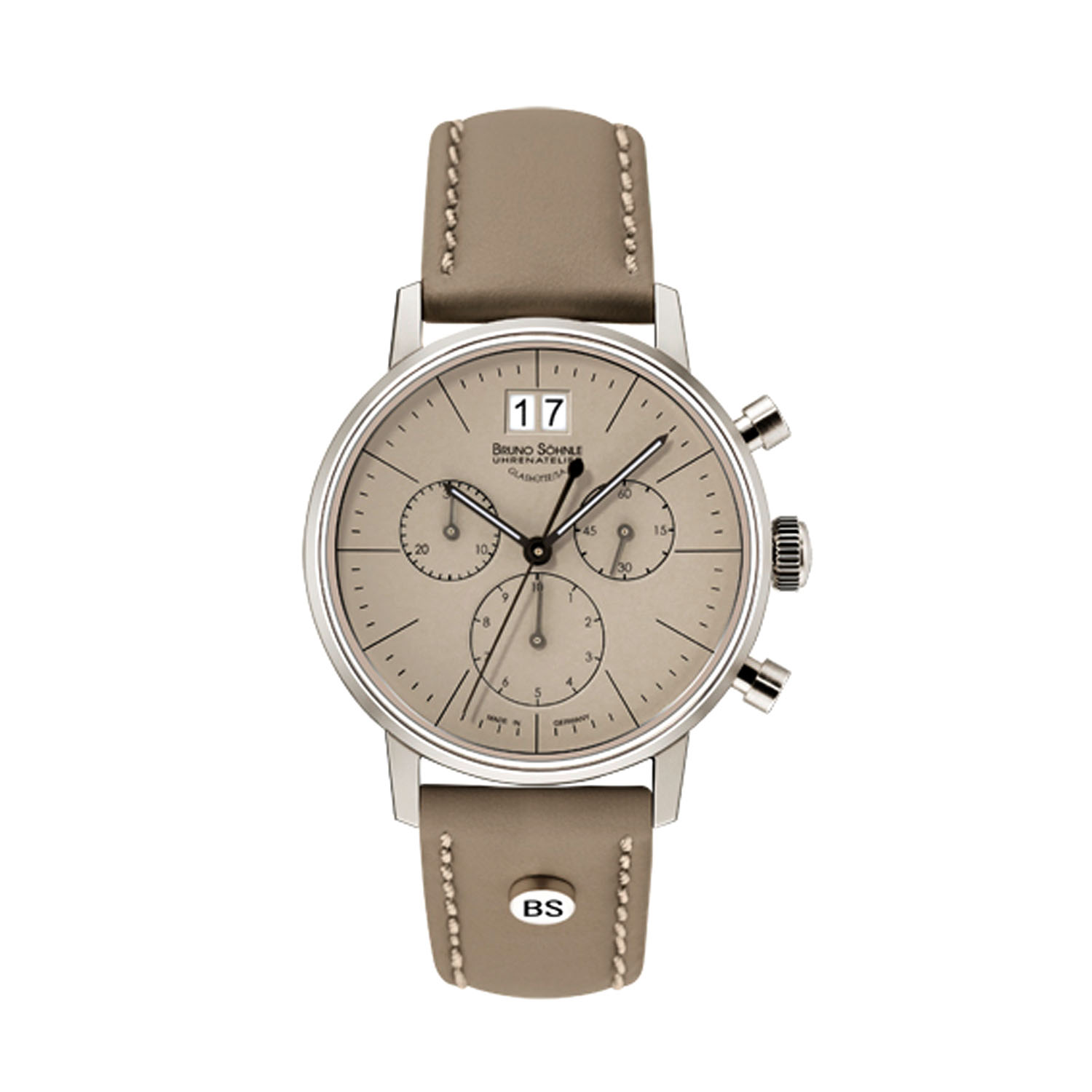 Glashuetter Damen Chronograph von Bruno Soehnle 17 13178 141