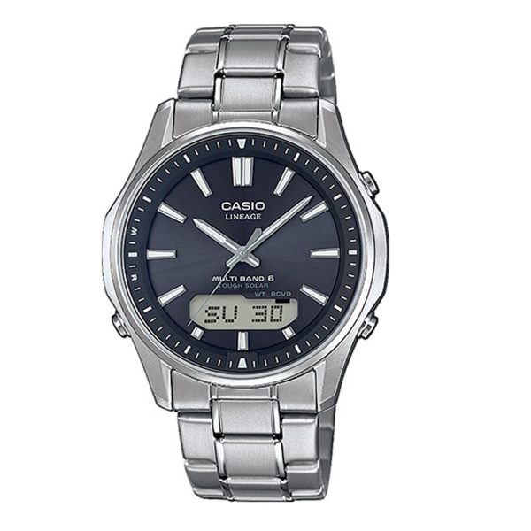 Casio Funk Solaruhr Titan Herrenuhr O 40 mm LCW M100TSE 1AER