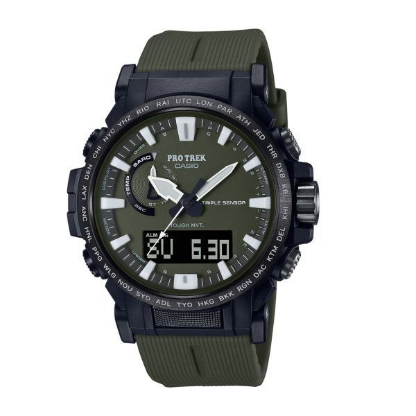 Casio Pro Trek Outdoor Funk Solaruhr Digital Kompass PRW 61Y 3ER