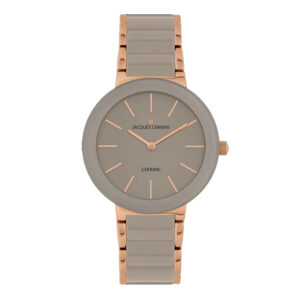Jacques Lemans Monaco Keramik Damenuhr Bicolor - roségold