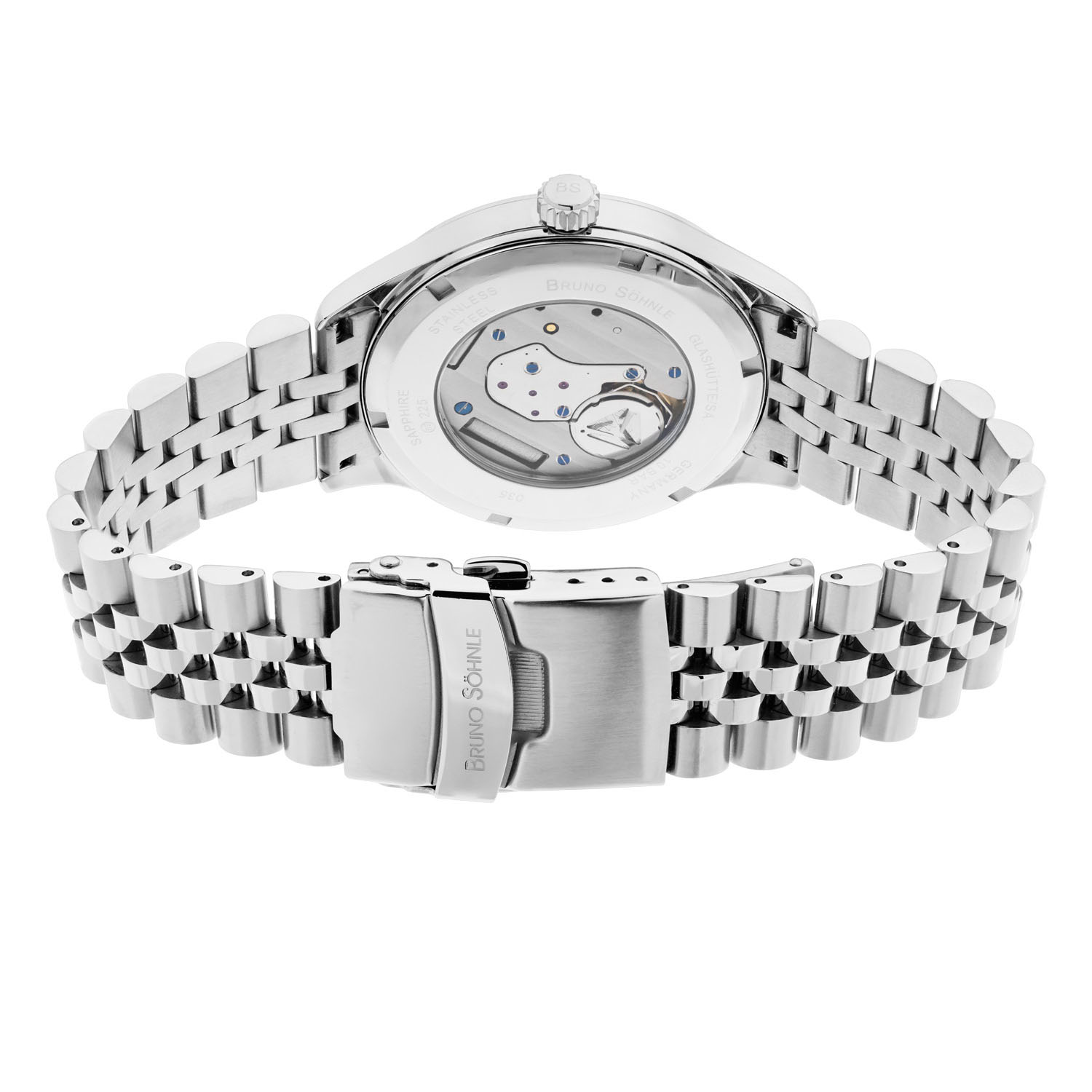 Bruno Soehnle Damen Armbanduhr Edelstahl Turin II Big 17 13225