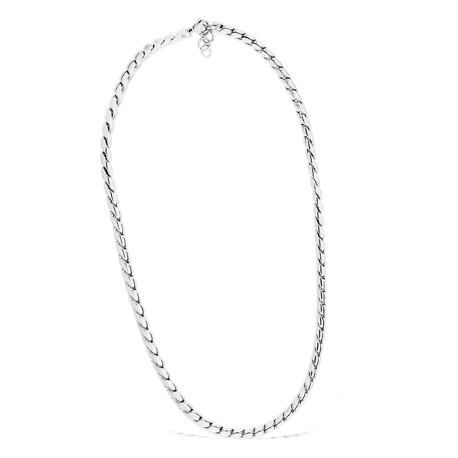 Novellus Fantasiecollier Edelstahl poliert rund 70 502101 471