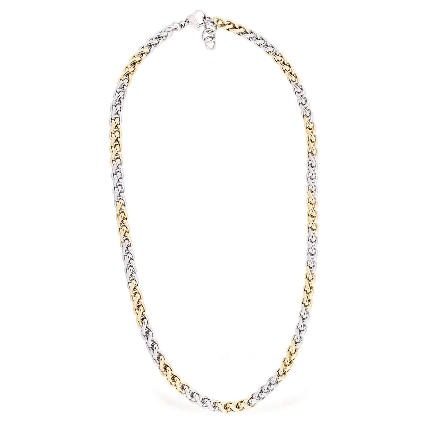 Novellus Zopfcollier Bicolor Edelstahl poliert rund 70 502102 474