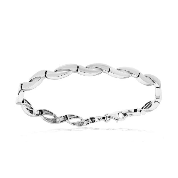 Optimus Damenarmband Silber Rhodiniert offene Glieder 79 212203 19