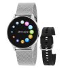 Runde Marea Smartwatch Edelstahl Wechselarmband B58008 2