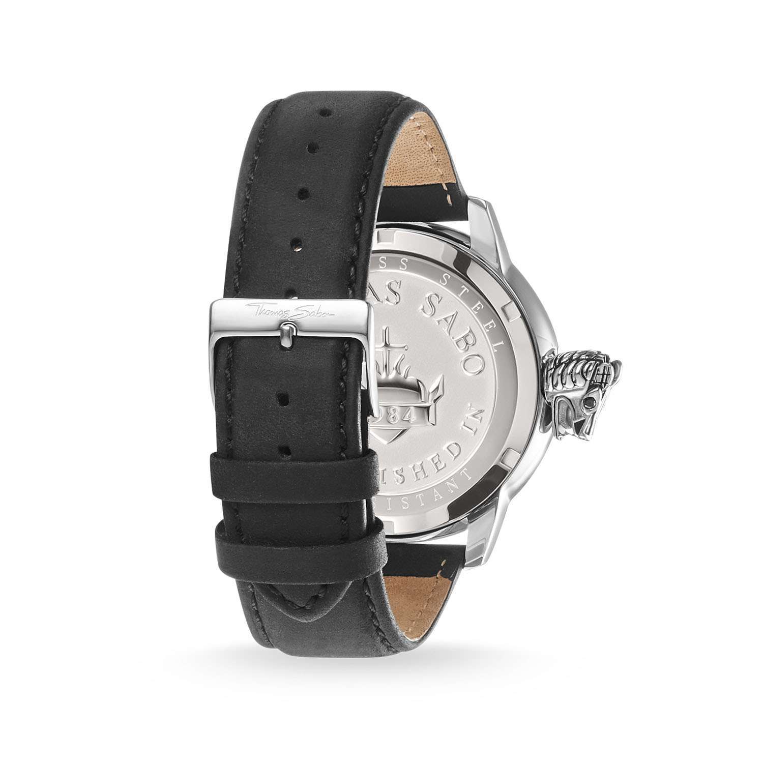 Thomas Sabo Drachensymbol Herrenuhr Lederband WA0295 218 203 46 mma