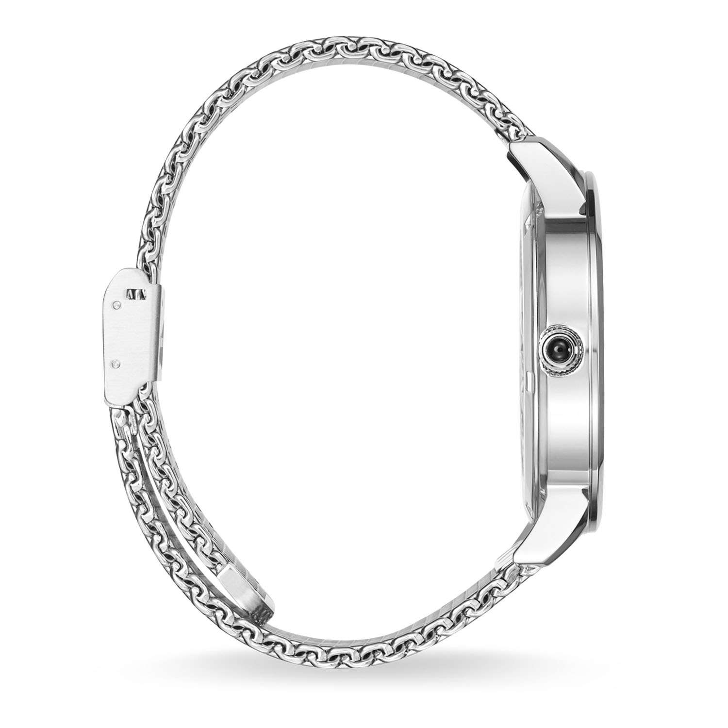 Thomas Sabo Edelstahl Herrenuhr poliertes Armband WA0152 201 203b