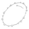 Halskette Swarovski Constella Kristalle Rhodiniert weiss 5638696a