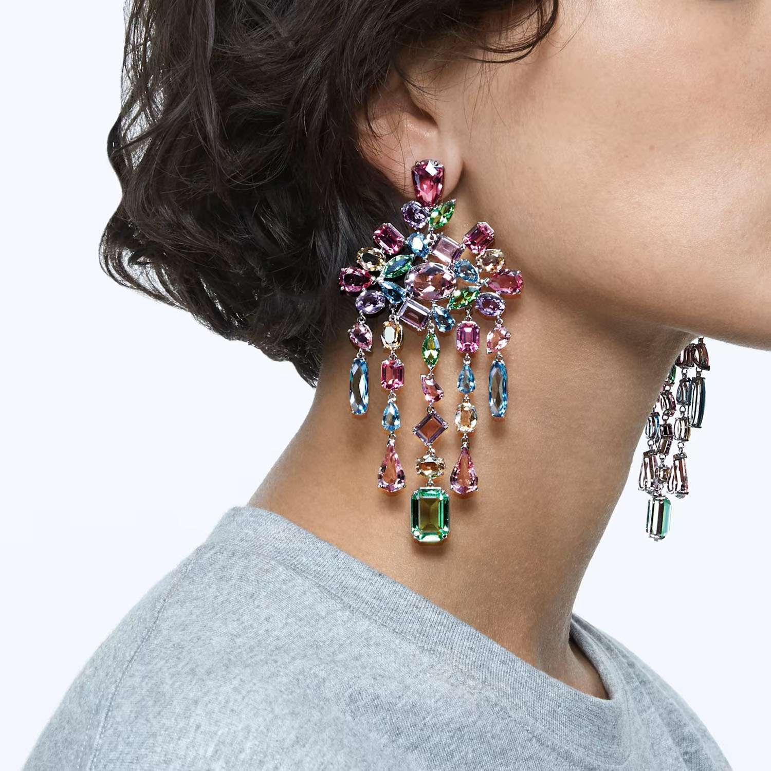 Swarovski Kristall Mehrfarbige Gema Ohrhaenger 5601887b