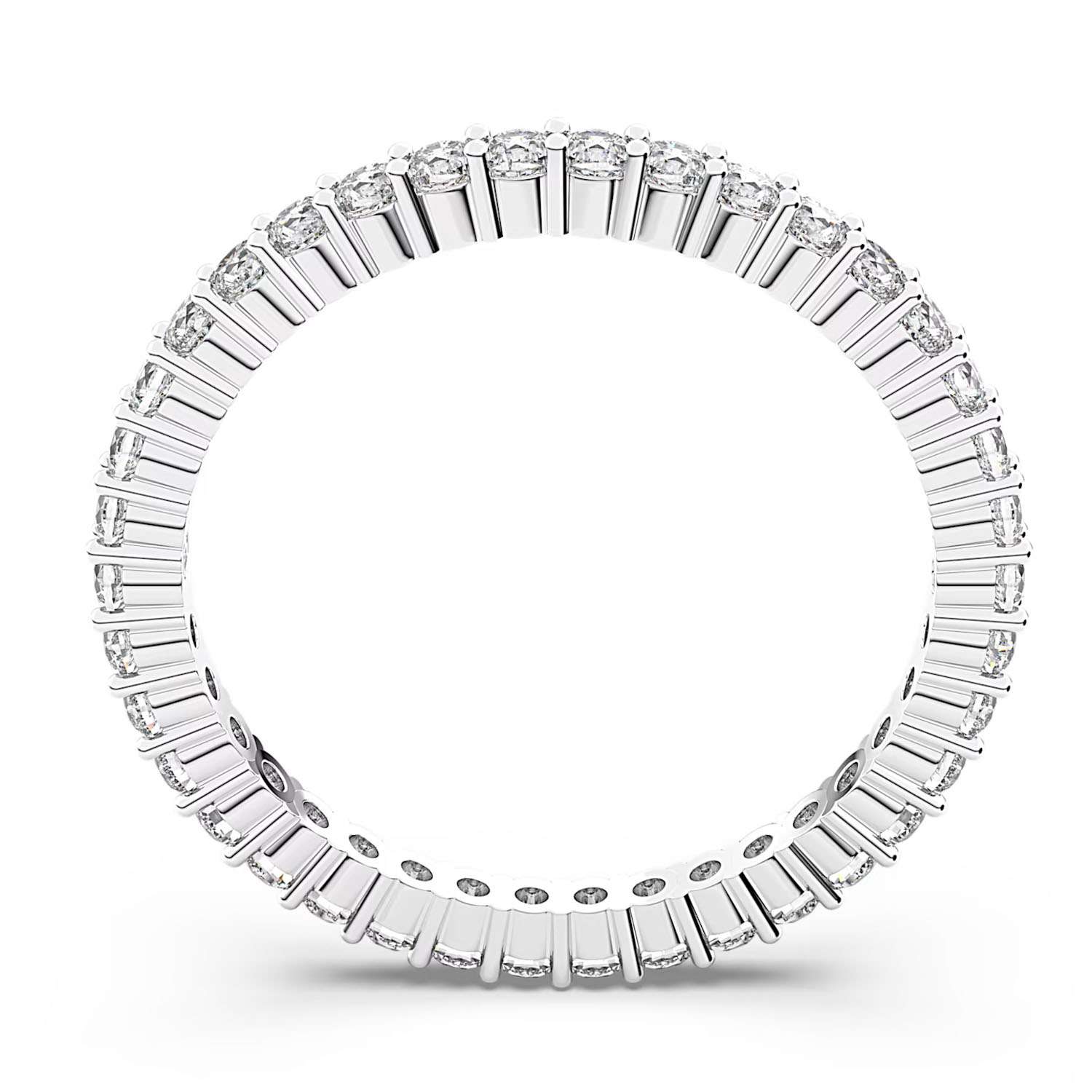 Swarowski Memory Damenring Rundschliff Weiss 5007780
