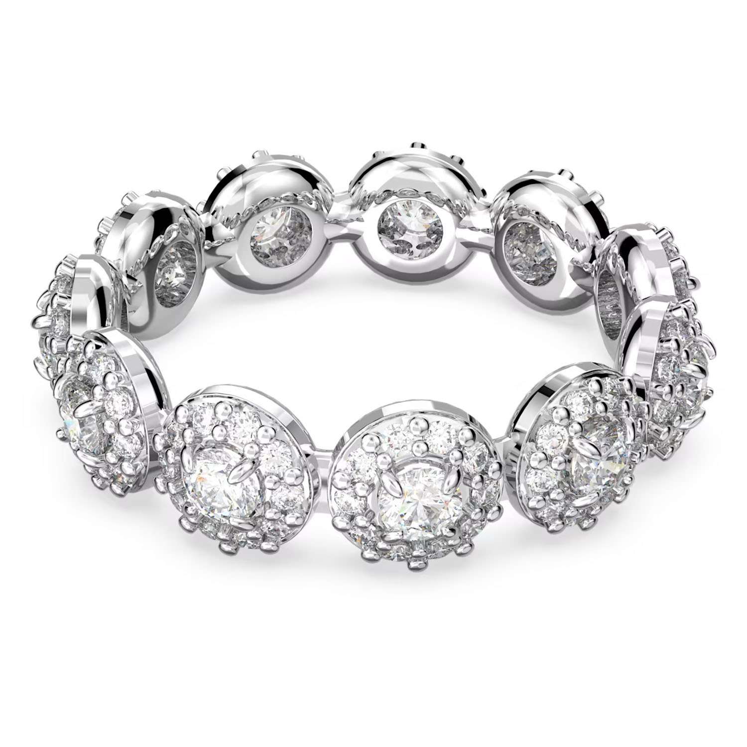 Damenring Swarovski Rundschliff Constella Rhodiniert 5636268