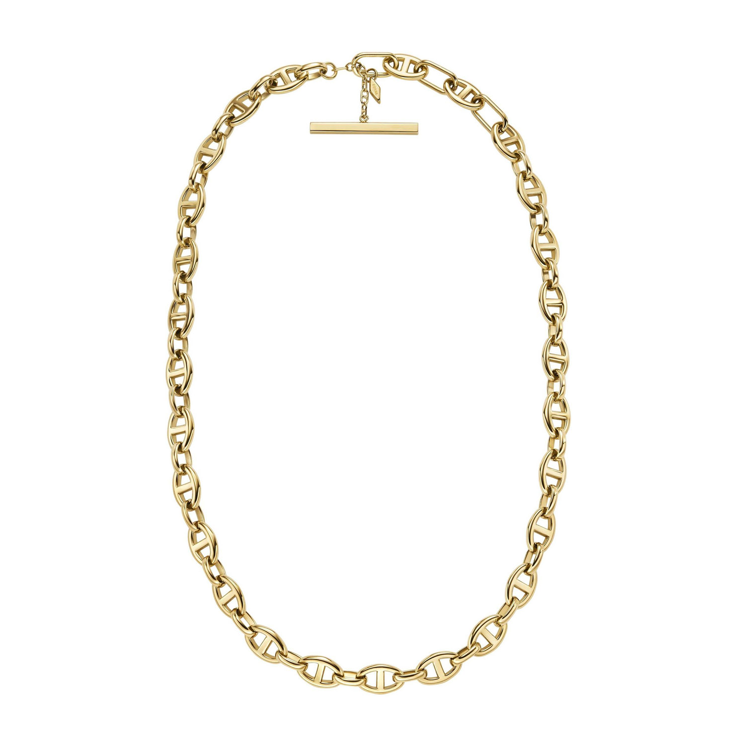 Stylische Fossil Ankerkette Heritage goldfarbend JF04521710
