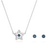 Blaues Swarovski Schmuckset mit Sternanhaenger 5646762