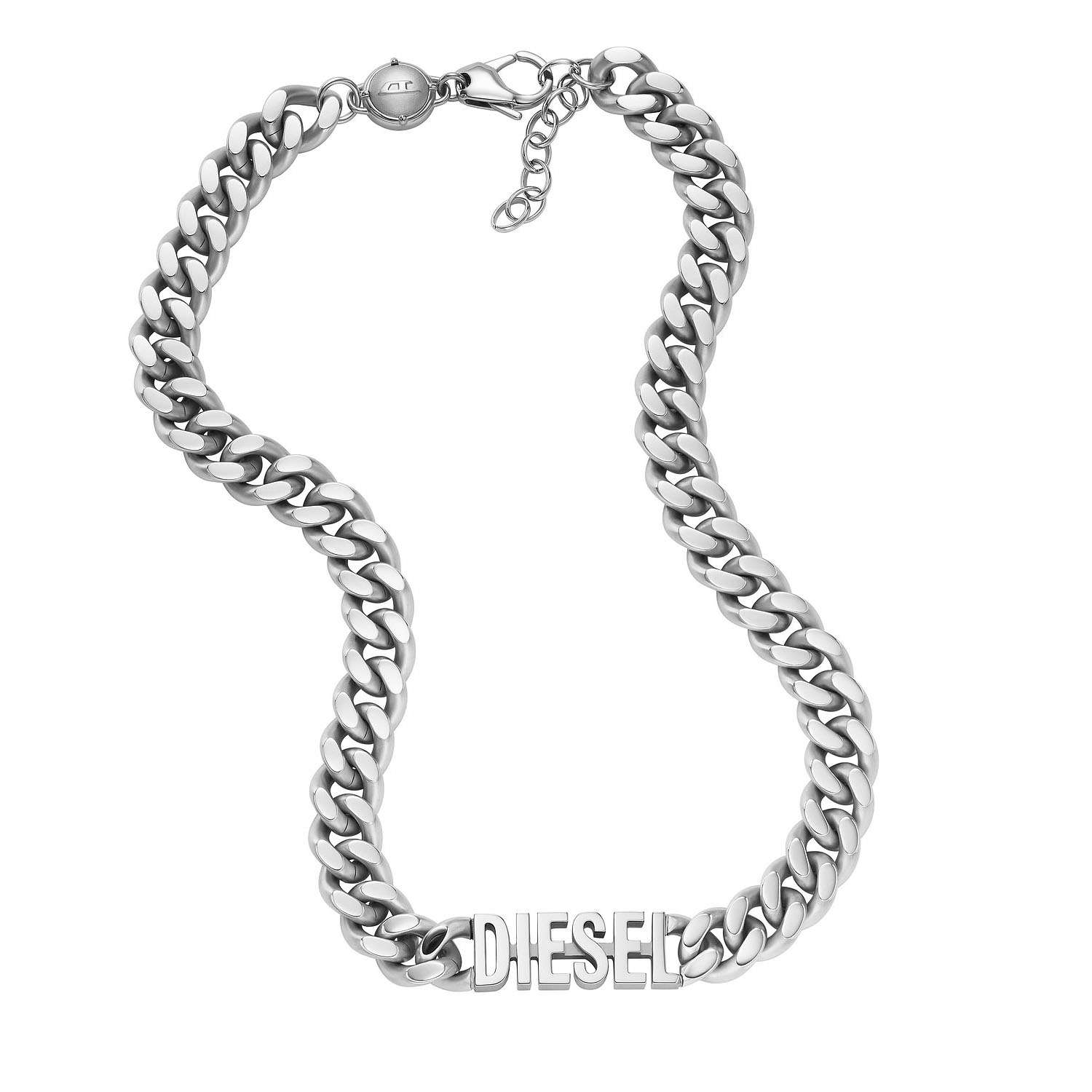 Choker Panzerkette Edelstahl mit Diesel Logo DX1388040