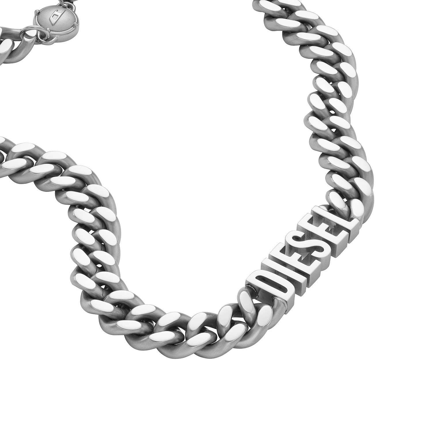 Choker Panzerkette Edelstahl mit Diesel Logo DX1388040a