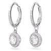 Funkelnde Swarovski Ohrhaenger Rund Constella 5636270a