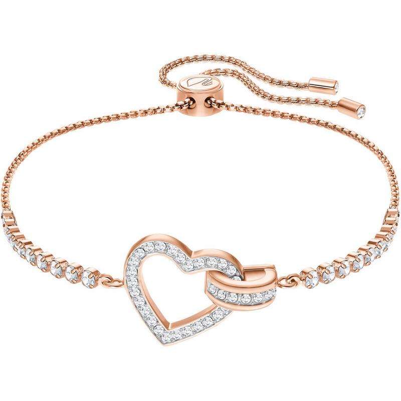 Herz Tennisarmband Weissen Swarovski Kristallen 5368541