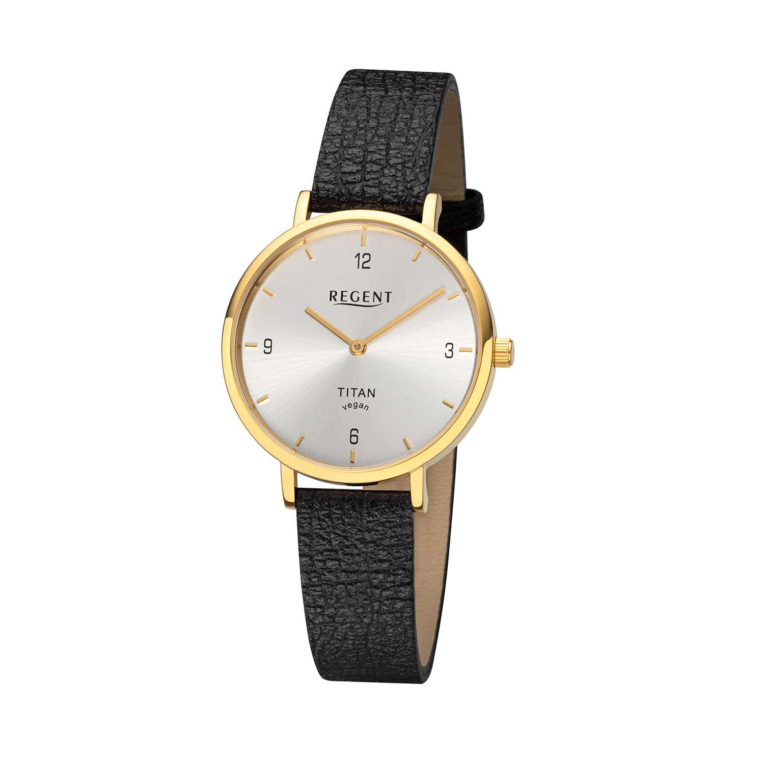 Titan Armbanduhr von Regent mit Veganem Armband BA 691
