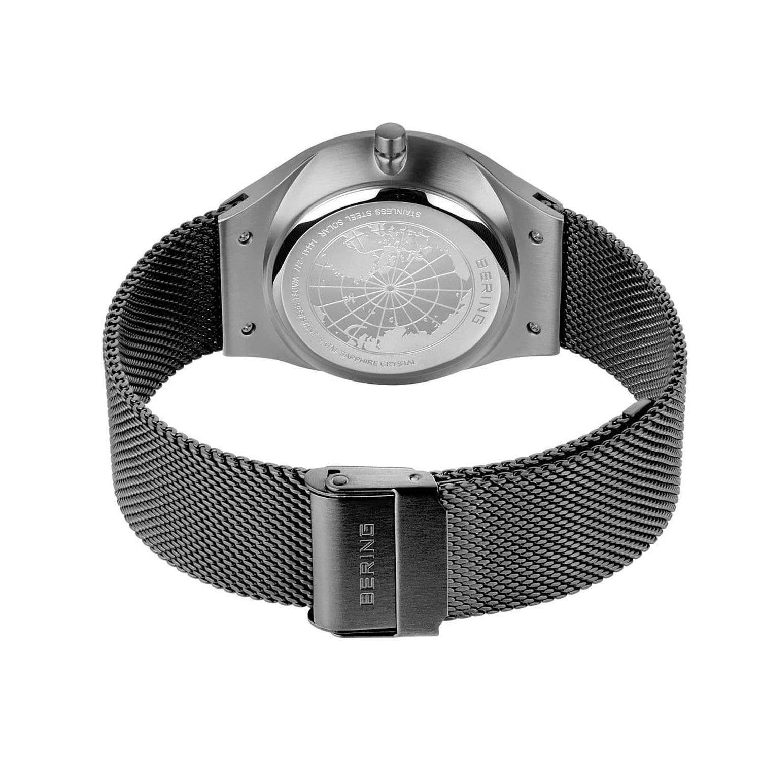 Zeitlose Solar Herrenuhr von Bering im 3D Look 14441 377a