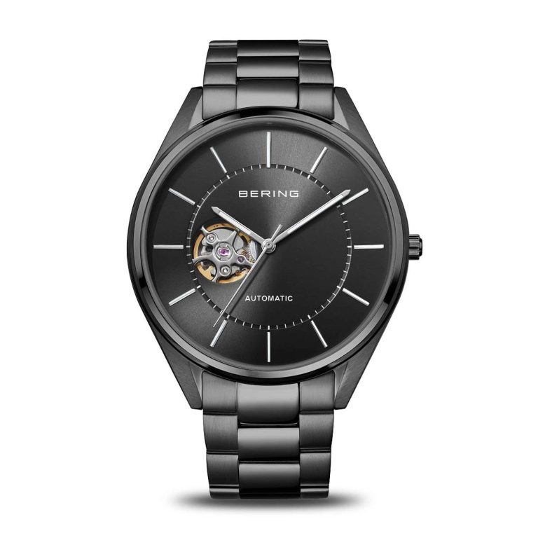 Bering Automatikuhr mit Seiko Uhrwerk und Glasboden