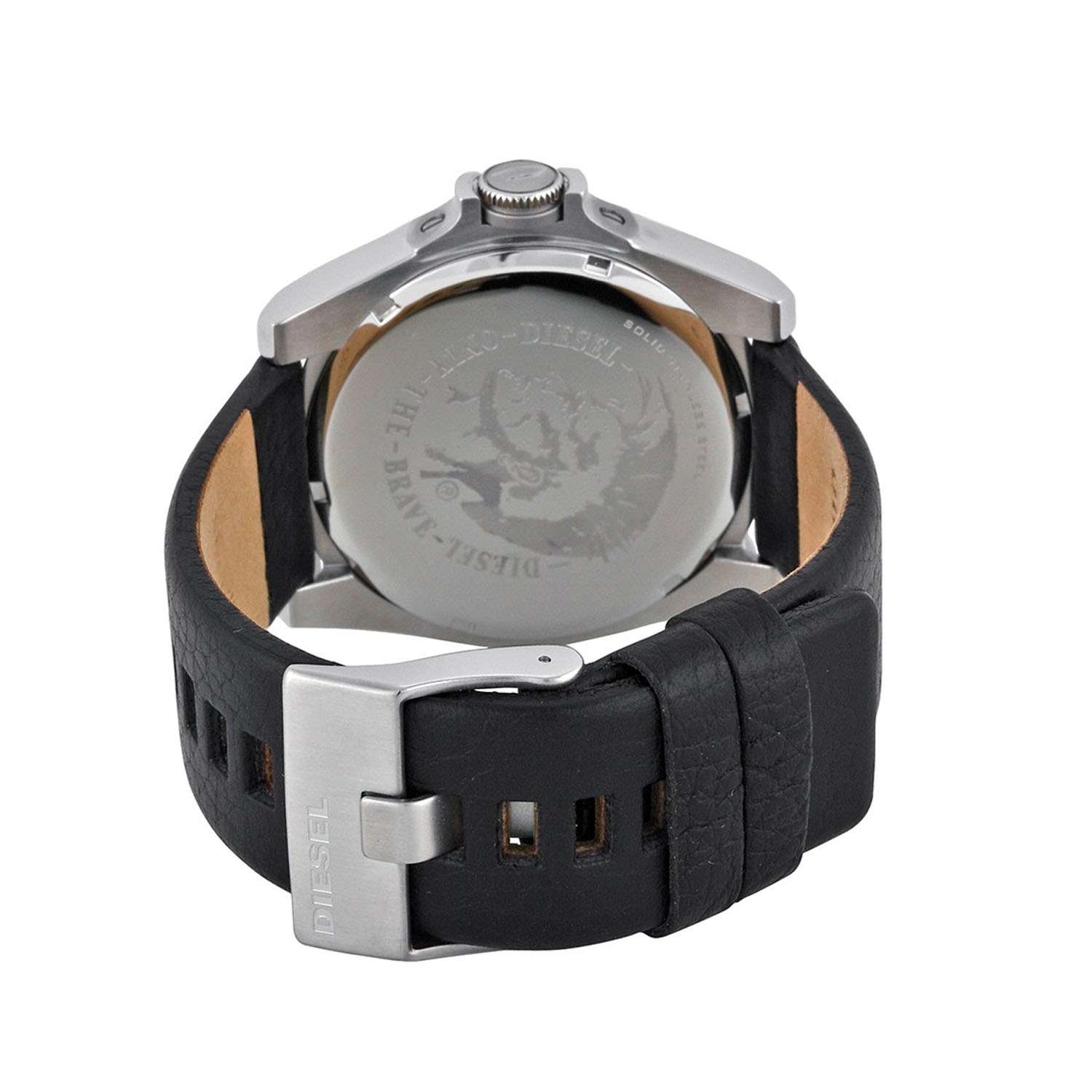 Wasserdichte Diesel Arges Herrenuhr mit Lederband DZ1659b