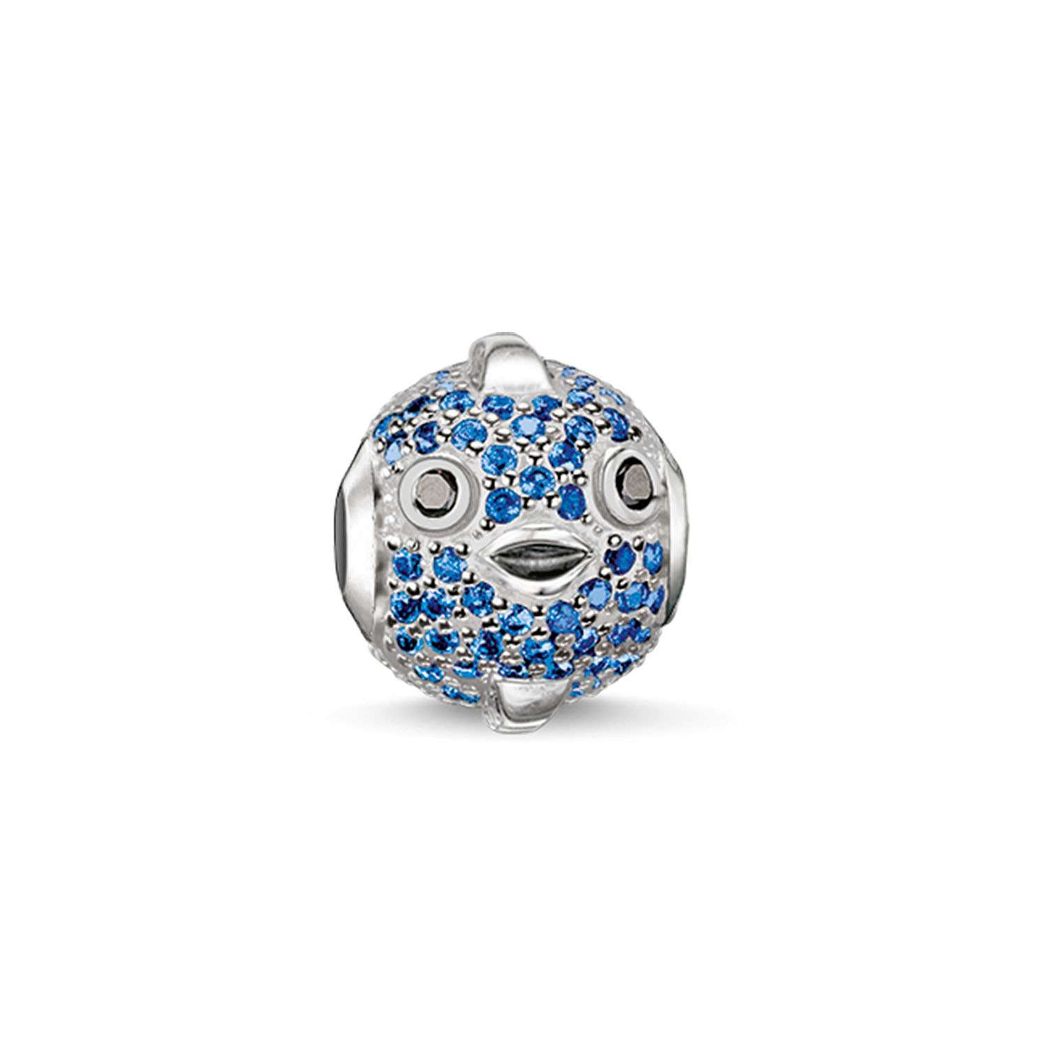 Sabo Karma Bead Blauer Kugelfisch Fugu K0149 667 31