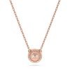 Rosegold Halskette Swarovski Constella mit Rundschliff 5636272c