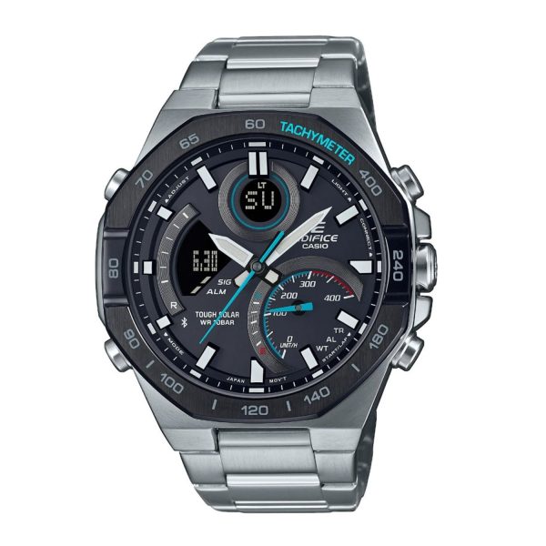 Casio Edifice Solar Herrenuhr mit Bluetooth Smart ECB 950DB 1AEF