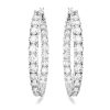 Swarovski Matrix Creolen im Rundschliff O 30 MM 5647715a