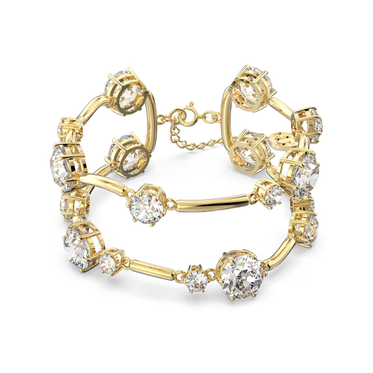 Constella Swarovski Doppel Armreif im Rundschliff 5620395