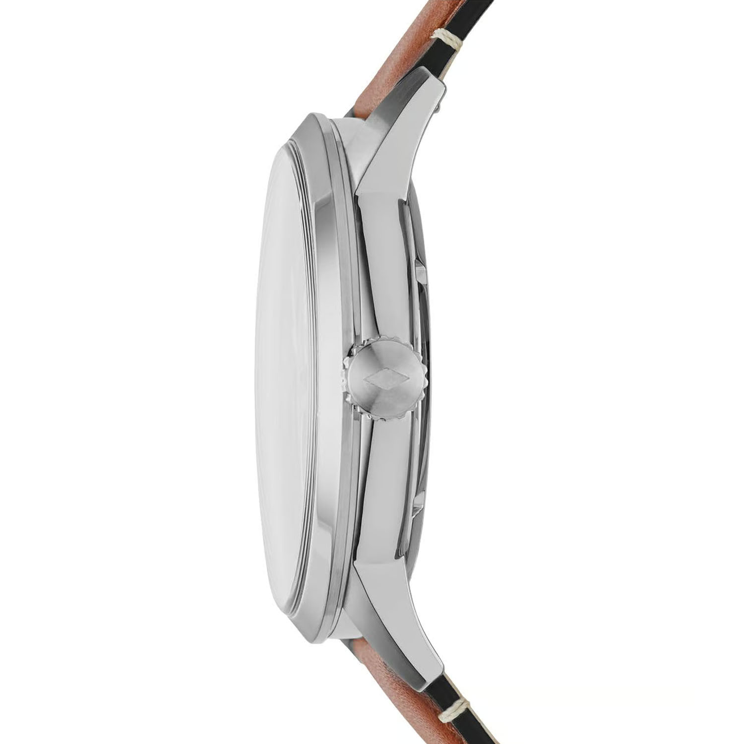 Fossil Townsman Automatikuhr mit hellbraunem Lederband ME3154b