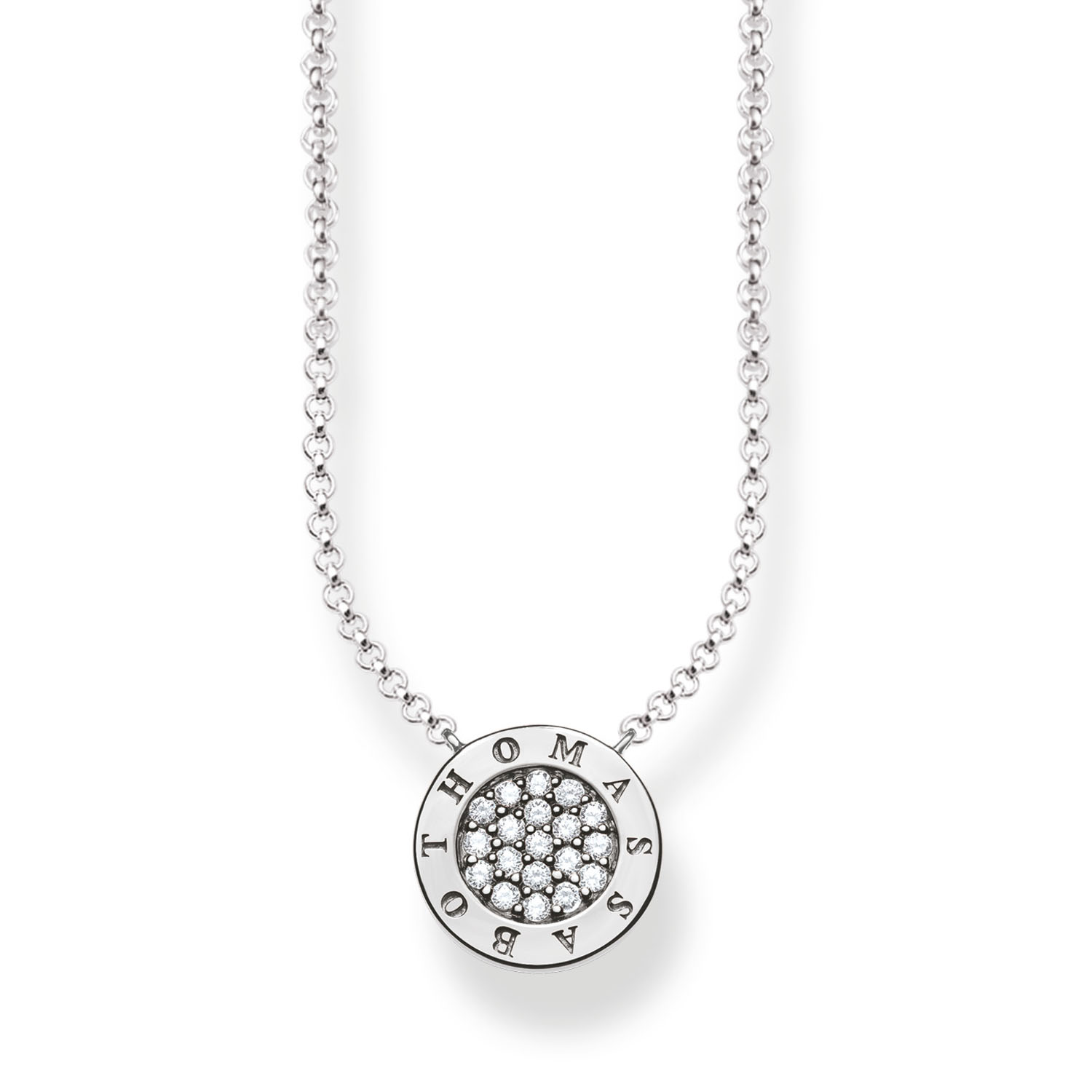 Thomas Sabo Logo Collier mit Zirkoniasteinen KE1493 051 14 L45V