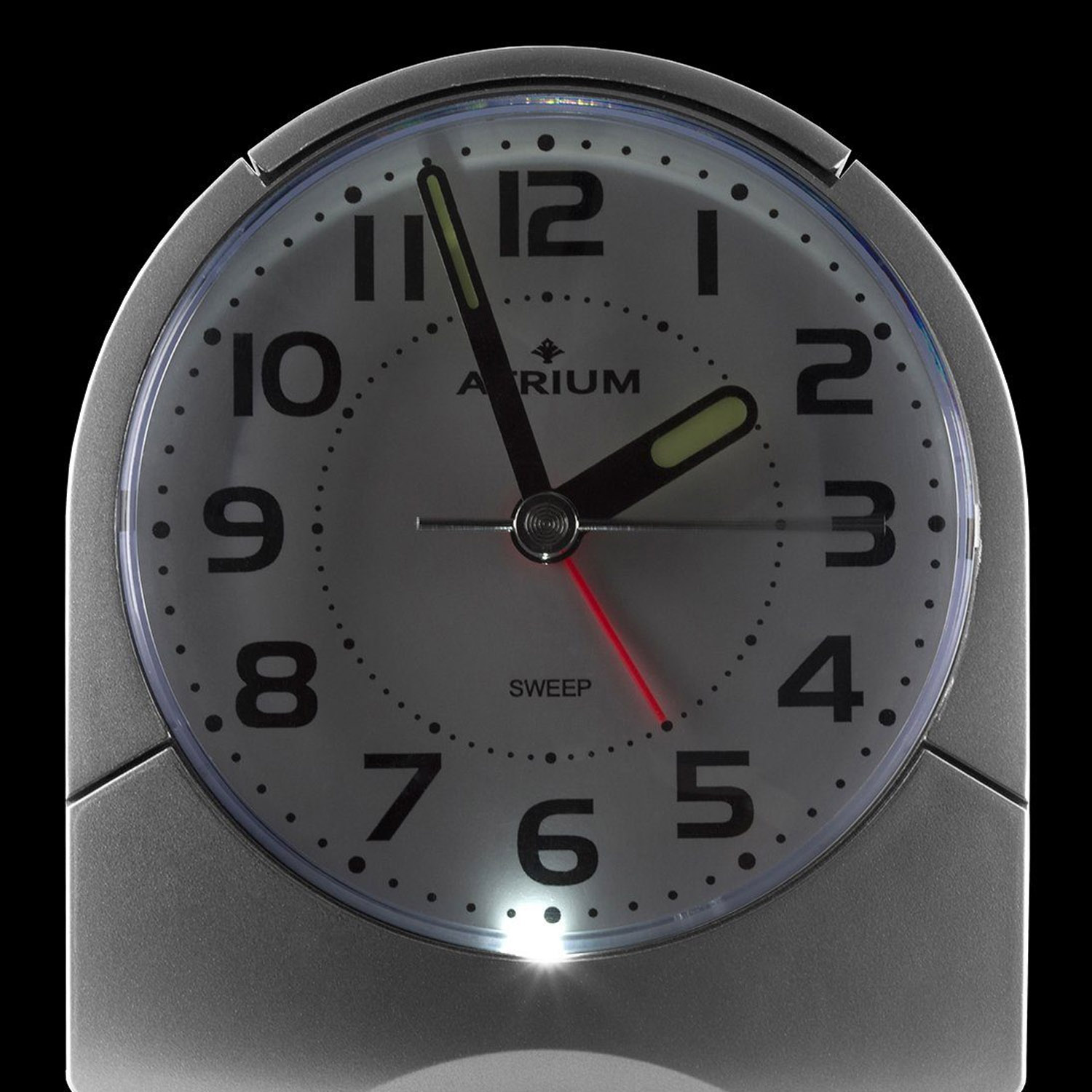 Deutlich halbrunder Quarz Wecker mit Beleuchtung A218 19a