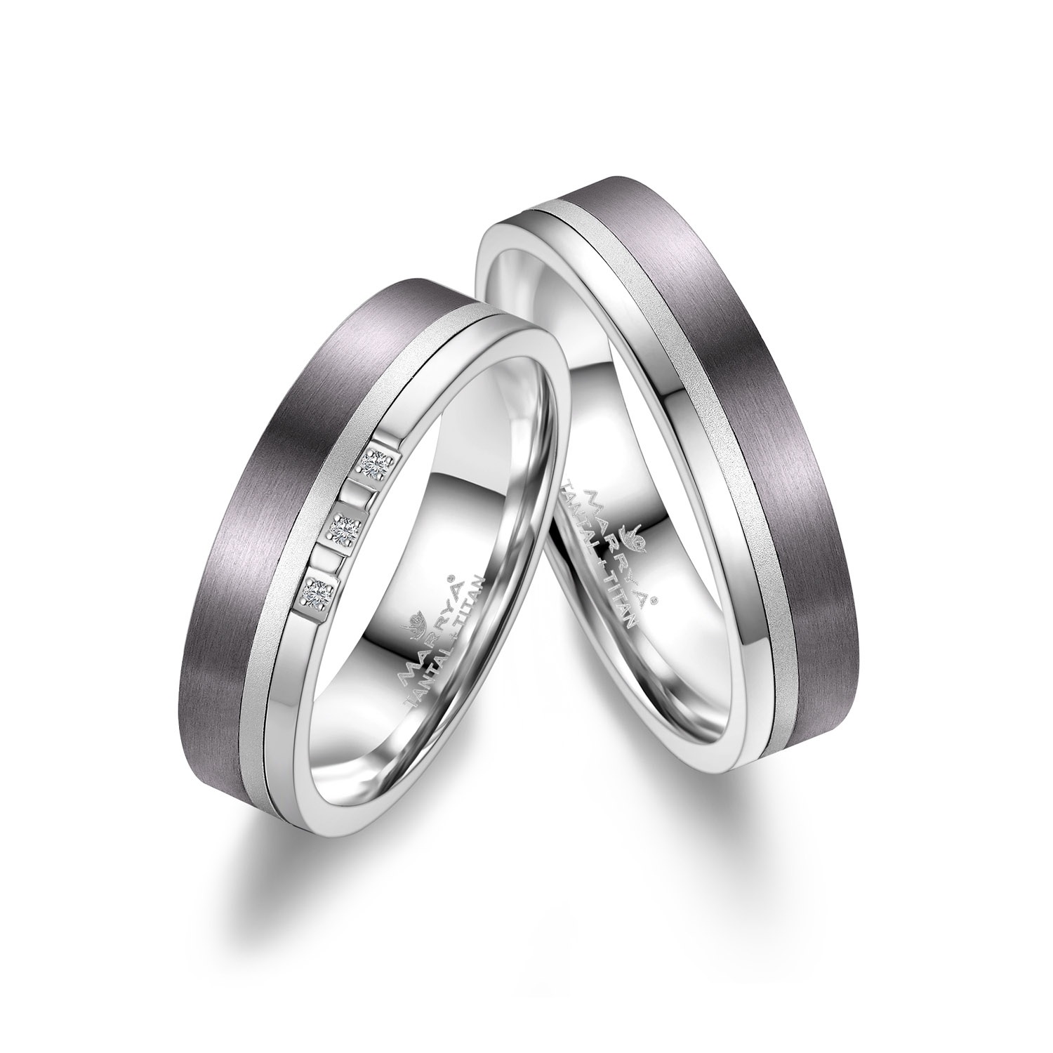 Exklusive Tantal Titanringe als besondere Trauringe 61 TA02 2