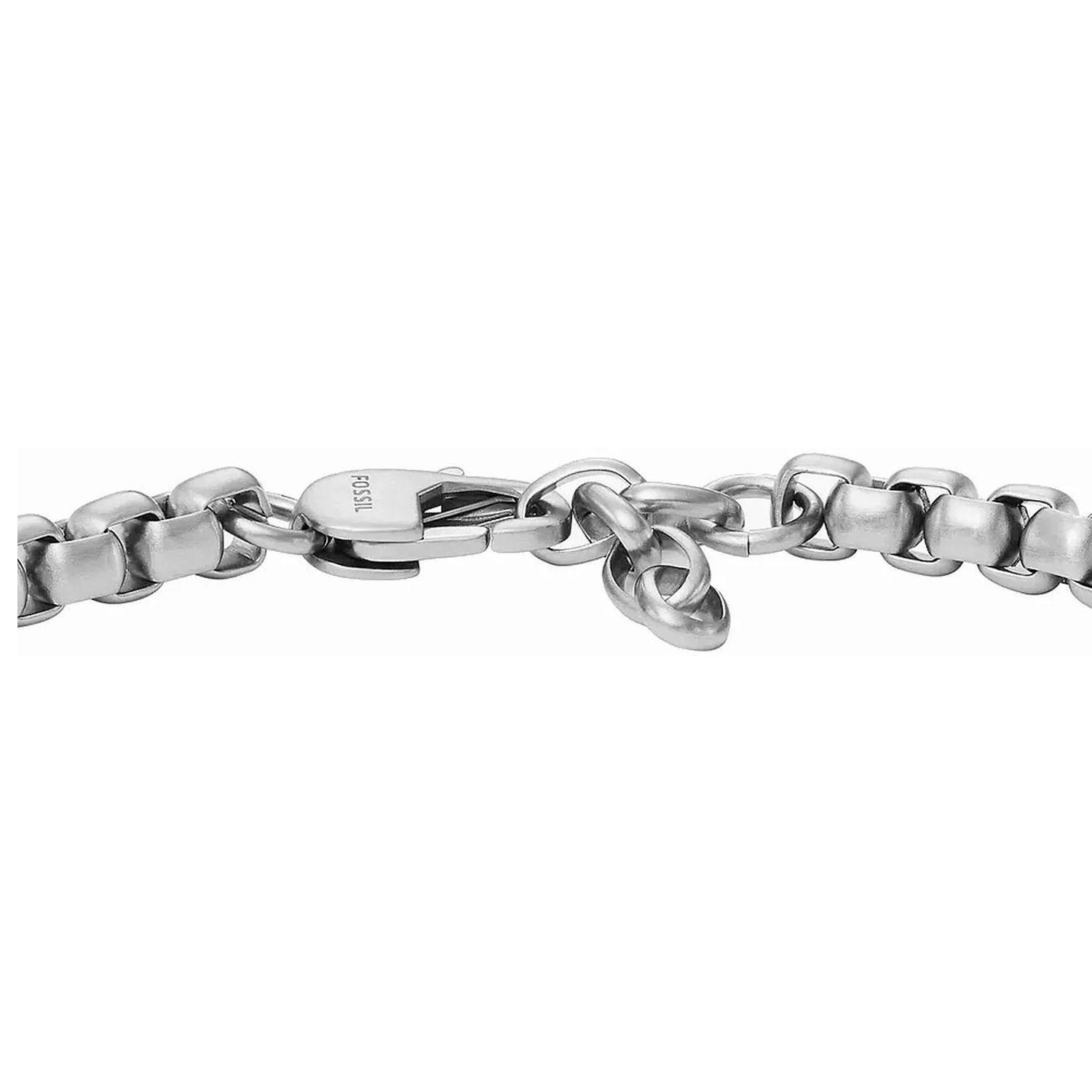 Fossil Herrenarmband Edelstahl mit Achat schwarz JF04604040a